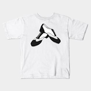 Tap Shoe Pair Illustration Kids T-Shirt